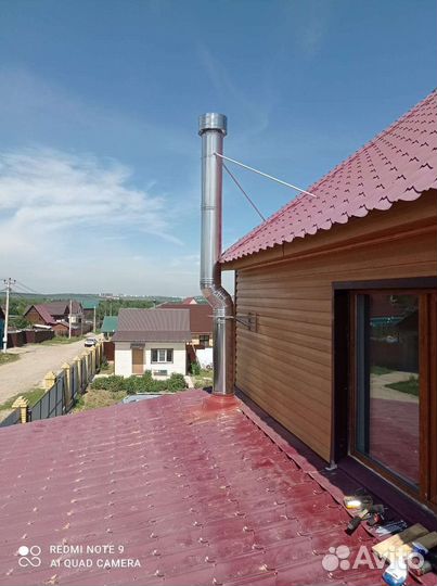 Монтаж каминов, банных печей, дымоходов