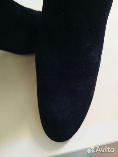 Сапоги женские натуральный замш и мех