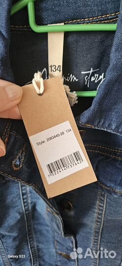 Джинсовая куртка для девочки