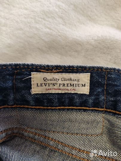 Мужские джинсы levis 501 w30 l32