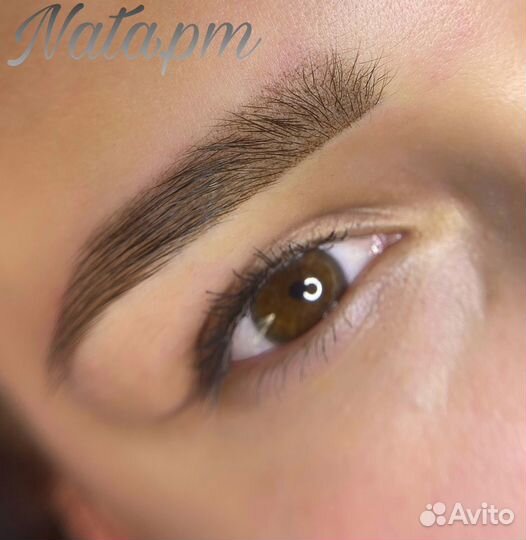 Перманентный макияж/пудровые брови /татуаж