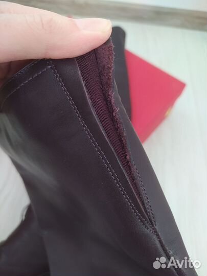 Сапоги жокейские женские натуральная кожа 40