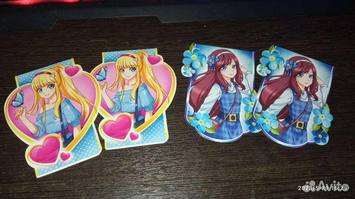 Блокнот Анимэ и закладки магнитные