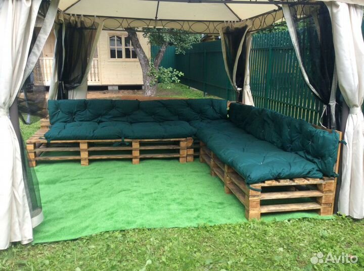 Подушки на садовую мебель, матрац на шезлонги