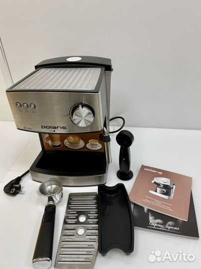 Кофеварка рожковая polaris PCM 1528AE