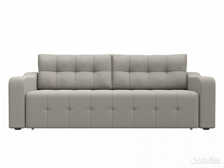 Диван прямой Лиссабон, рогожка, амур бежевый