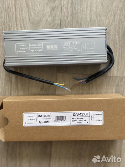 Блок питания ZVS-300-12(12V,300W,25A,IP67)