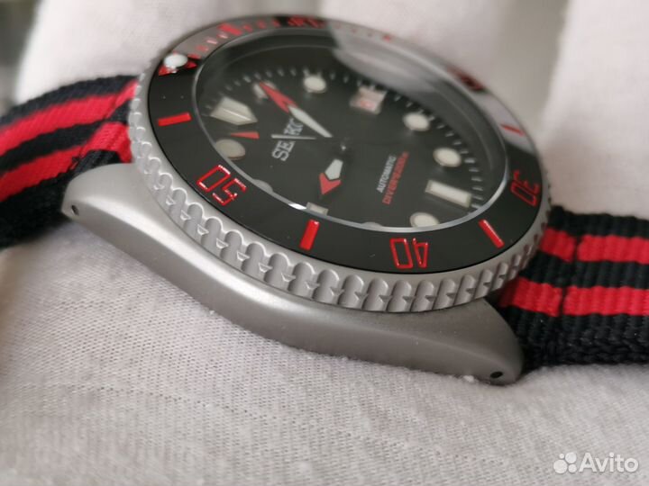 Часы Seiko SKX007 Vampire mod новые ручная сборка