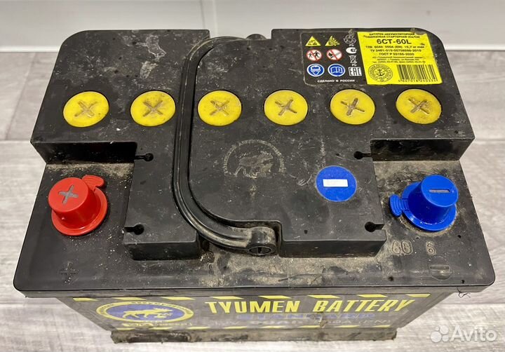 Аккумулятор Tyumen Battery 60Ah б/у