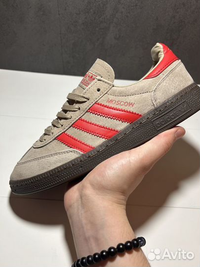 Adidas spezial moscow beige red замшевые 41-45