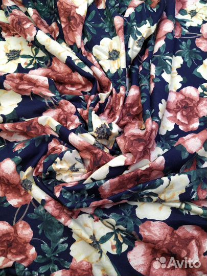 Хлопковое трикотажное полотно, отрез