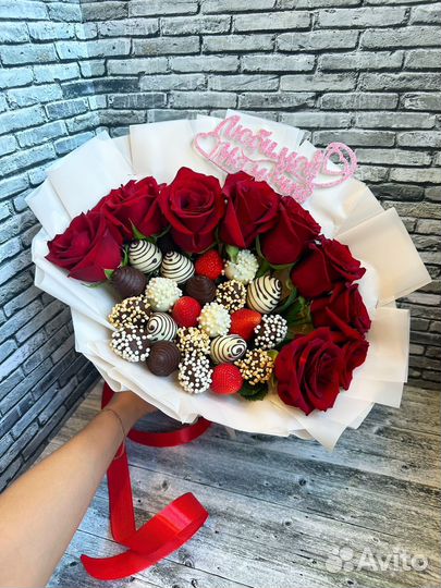 Съедобные букеты. Мужские и женские букеты