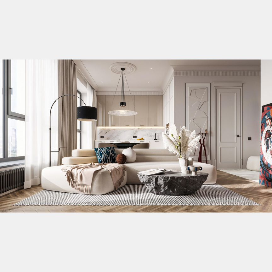 2-к. квартира, 69,8 м², 11/32 эт.