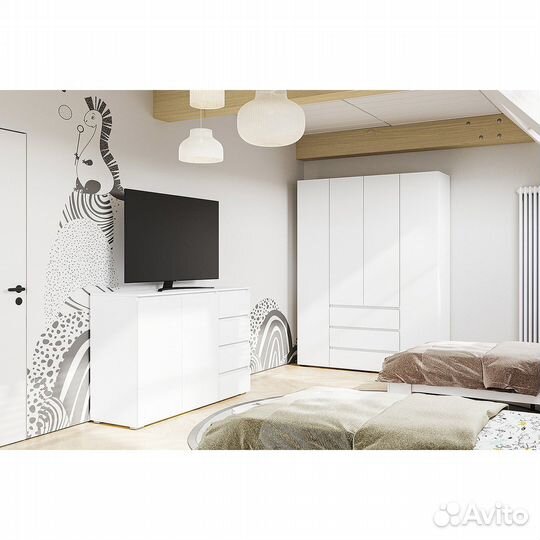 Шкаф 4-х створчатый 