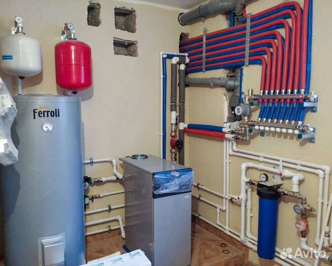 Услуги сантехника. Отопление,водопровод,кализ