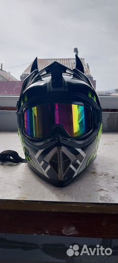 Мото шлем детский