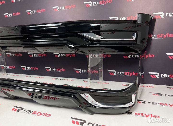 Обвес Toyota Land Cruiser 200 с 16г Черный K2332