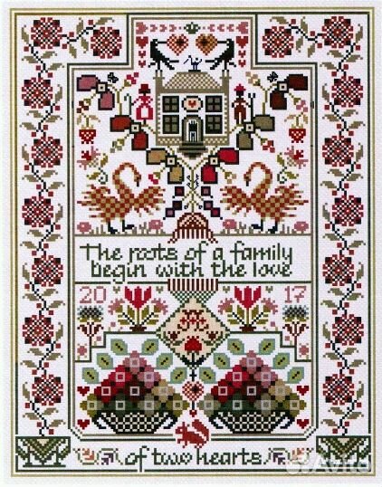 Схемы для вышивания Long Dog Samplers