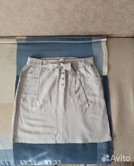 Юбка лён 48 50