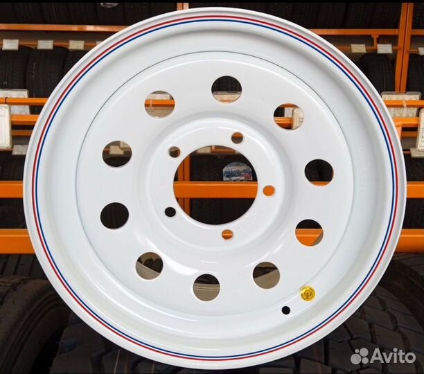 Off-Road Wheels 7x16/5x139,7 ET15 D110 УАЗ белый