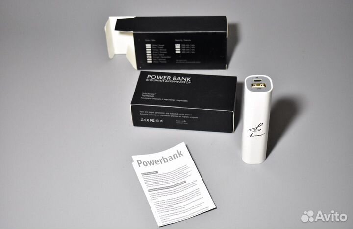 Внешний аккумулятор 2000 мAh, новый