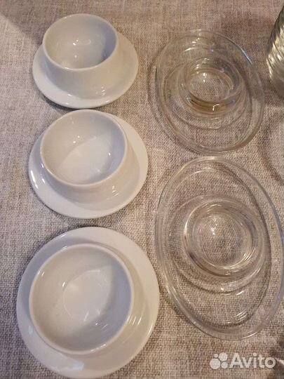 Яичница, розетки для варенья, пашотницы Италия