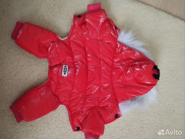 Комбинезон зимний для маленькой собаки