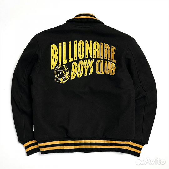 Бомбер BBC Astro Varsity Jacket Black/Orange