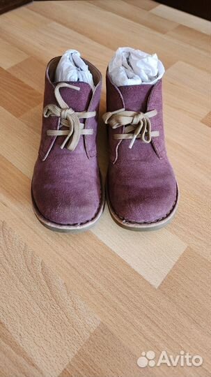 Ботинки замшевые