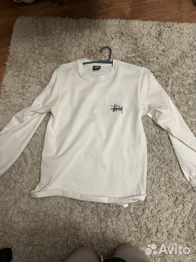 Лонгслив stussy белый