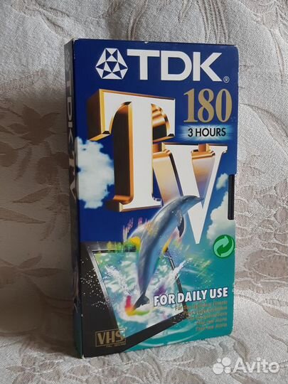 Видеокассета TDK на 180 мин