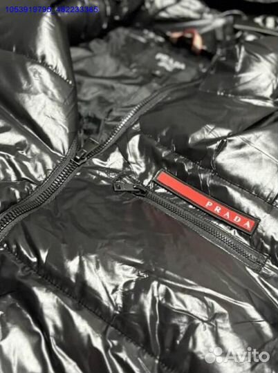 Пуховик Prada в двух цветах (черный и белый)