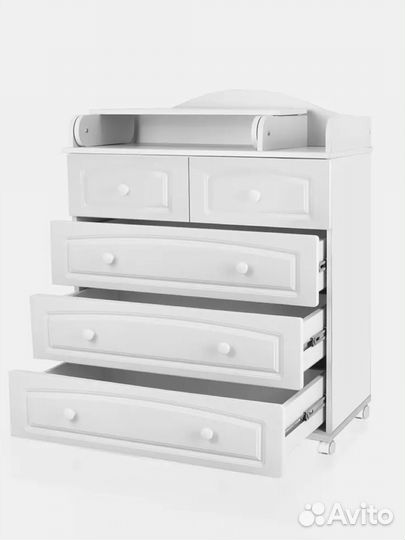 Пеленальный комод белый бу