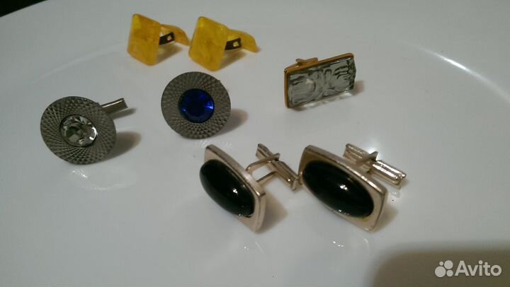 Мужские украшения:запонки, зажим для галстука СССР
