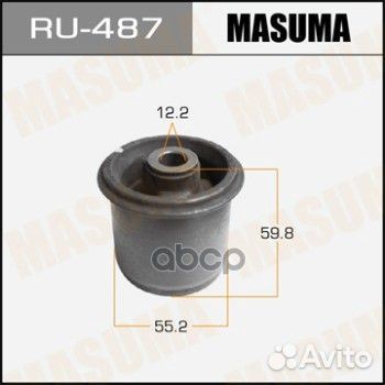 Сайлентблок RU487 Masuma