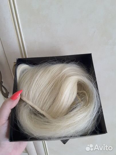 Шиньон из искусственных термоволос