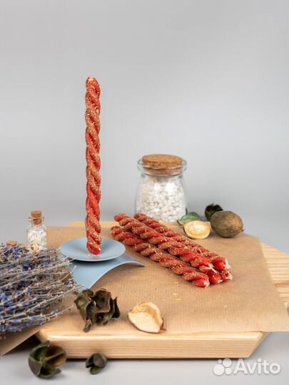 Магические свечи-скрутки