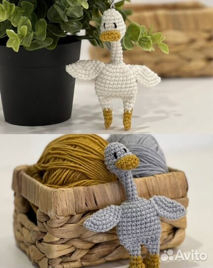 Вязаные игрушки ручной работы