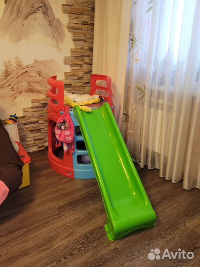 Горка детская пластиковая