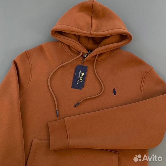 Толстовка polo ralph lauren коричневая