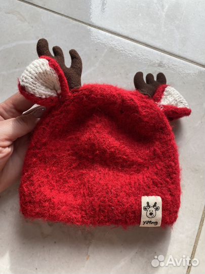 Шапка новогодняя