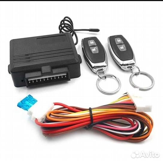 Блок центрального замка с установкой