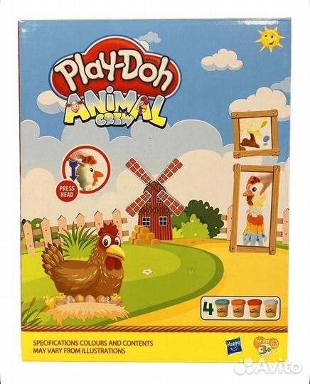 Курочка, набор пластилина (Арт.56816)