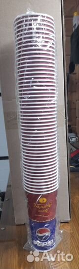 Стаканы pepsi(бумажные одноразовые)