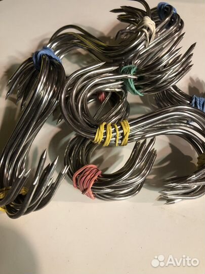 Крючки для мяса 10 шт S-образные aisi 304