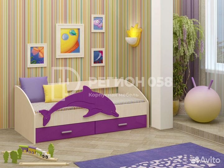 Кровать дельфин