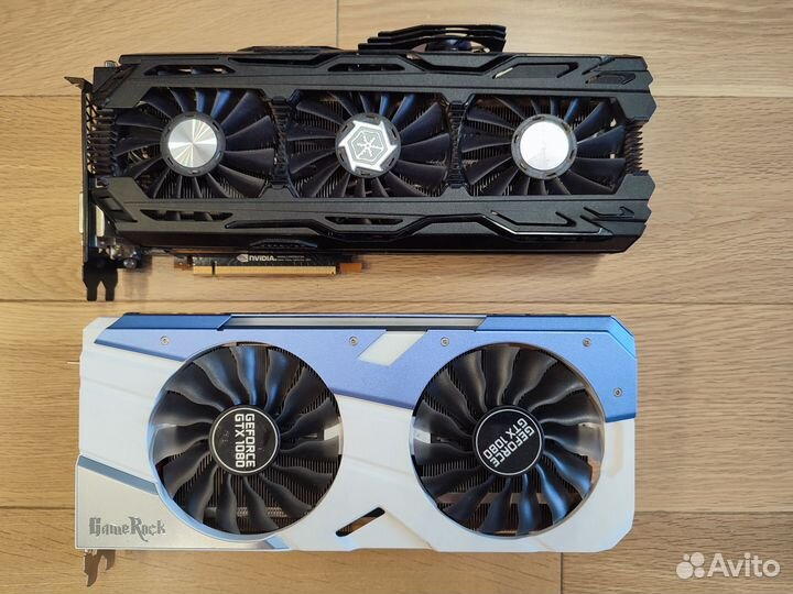 Видеокарты GTX 1080 и GTX 1080 Ti (с дефектом)