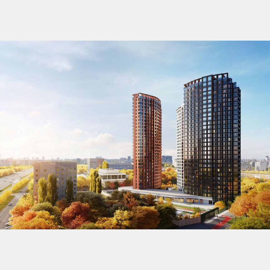 2-к. квартира, 86,9 м², 27/31 эт.