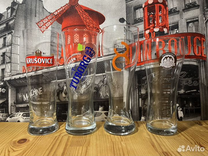 Пивные бокалы, бокал для пива, набор бокалов