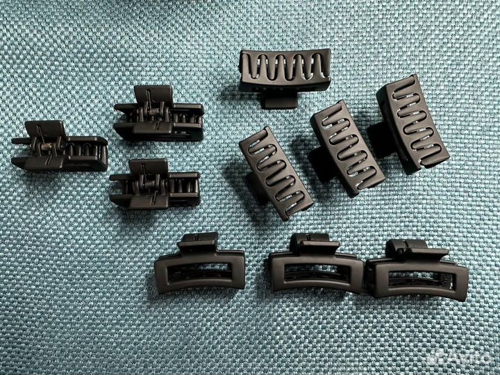 Украшение для волос заколки крабики, набор 10шт